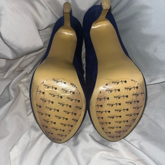 Blue Mary Jane sexy size 9.5 stiletto platform high heels - Picture 6 of 6